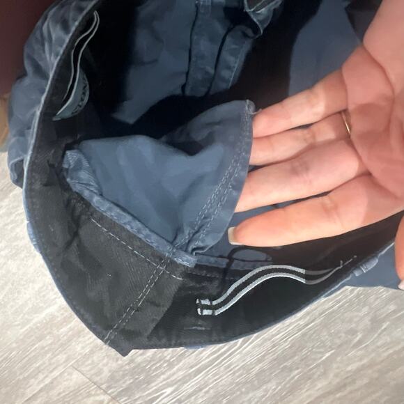 Stone Island STRETCH BROKEN TWILL COTTON 'OLD' EFFECT Blue Cargo Pants - Picture 6 of 13